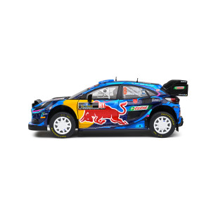 Ford Puma Rally1 hybride bleu n°8 Rallye de Suède 1/18 SOLIDO