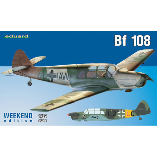 Messerschmitt Bf 108 Taifun + bonus 1Pilote FAFL 1/32 EDUARD WE Edition