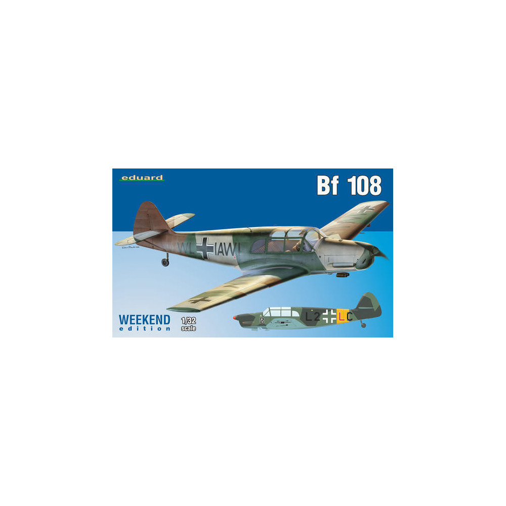 Messerschmitt Bf 108 Taifun + bonus 1Pilote FAFL 1/32 EDUARD WE Edition