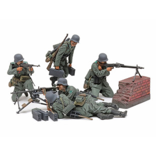 Mitrailleurs allemands MG34 MG42 WW2 maquette 1/35 TAMIYA