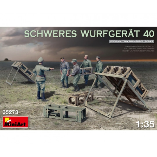 Lance missiles allemands 1943 + 5 figurines 1/35 MINIART