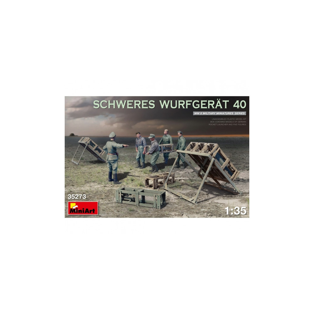 Lance missiles allemands 1943 + 5 figurines 1/35 MINIART
