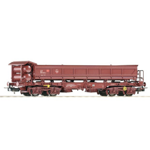 Wagon tombereau à benne basculante à bogies DB 1/87 HO PIKO