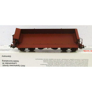 Wagon tombereau à benne basculante à bogies DB 1/87 HO PIKO