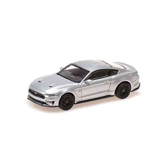 FORD Mustang 2018 silver 1/87 MINICHAMPS