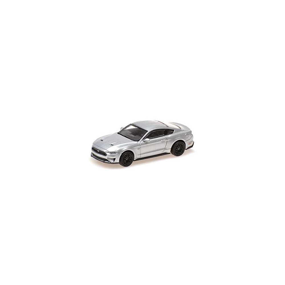 FORD Mustang 2018 silver 1/87 MINICHAMPS