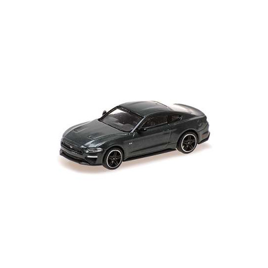 FORD Mustang 2018 dark green metallic 1/87 MINICHAMPS