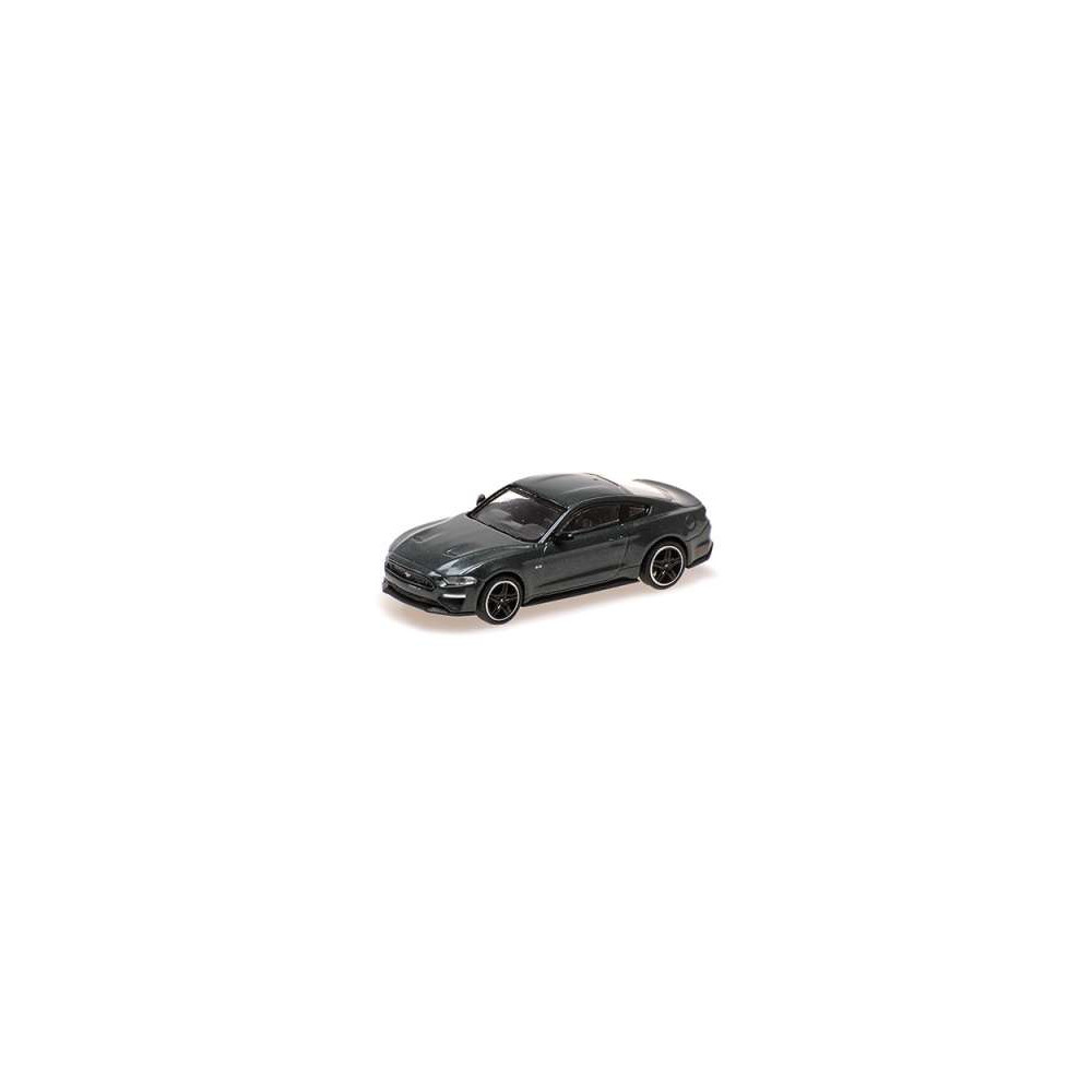 FORD Mustang 2018 dark green metallic 1/87 MINICHAMPS
