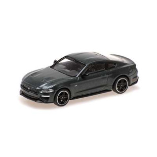 FORD Mustang 2018 dark green metallic 1/87 MINICHAMPS