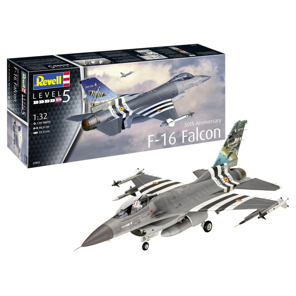 Maquette Falcon F-16 50ème anniversaire 1/32 REVELL