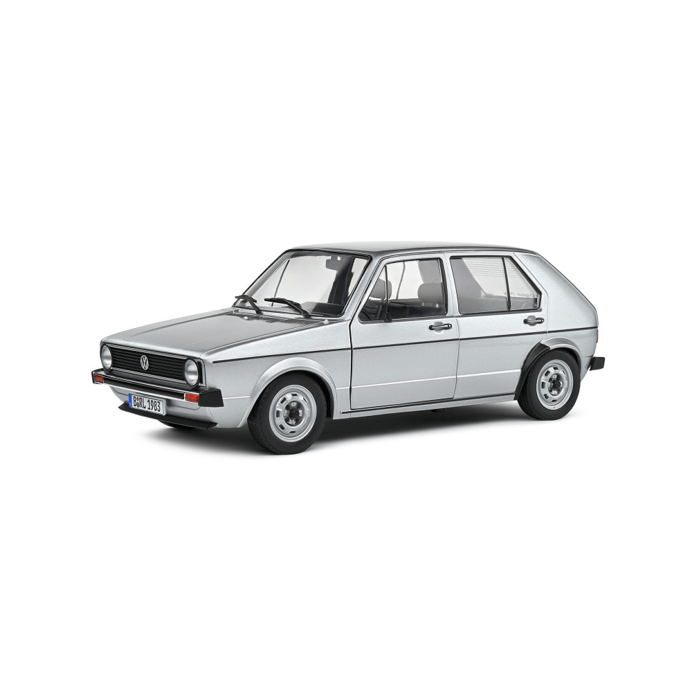 VOLKSWAGEN GOLF L silver 1983 SOLIDO 1/18