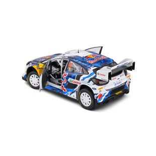 FORD Puma Rallye1 Hybride blanc n°16  Suède 2020 SOLIDO 1/18