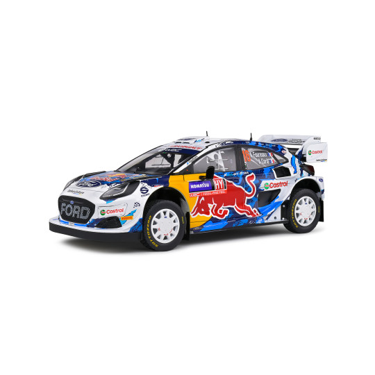 FORD Puma Rallye1 Hybride blanc n°16  Suède 2020 SOLIDO 1/18