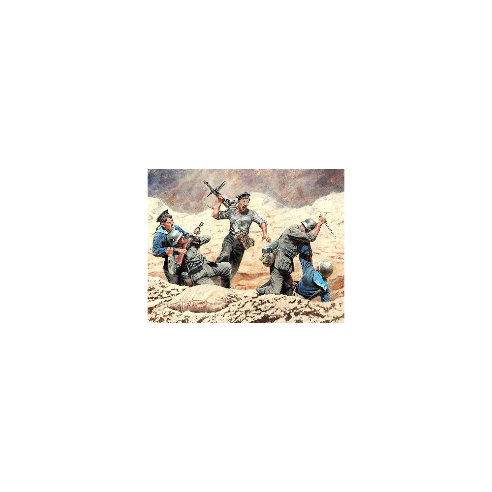 Combats corps à corps sovietiques/allemands Sebastopol 1942 1/35 MasterBox