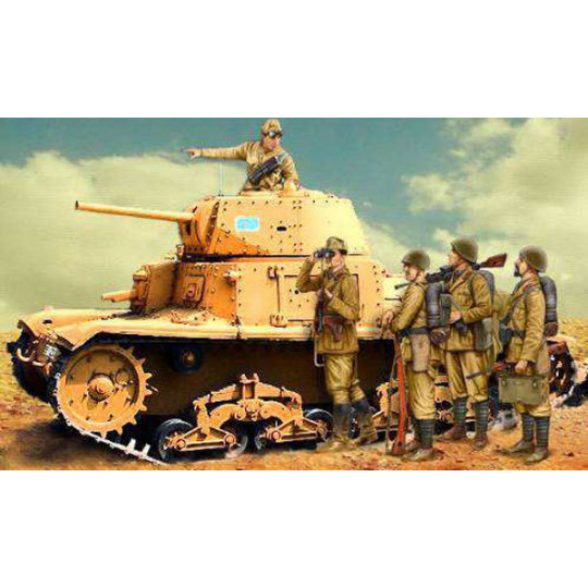 CHAR ITALIEN M14/41L 1/35 ITALERI