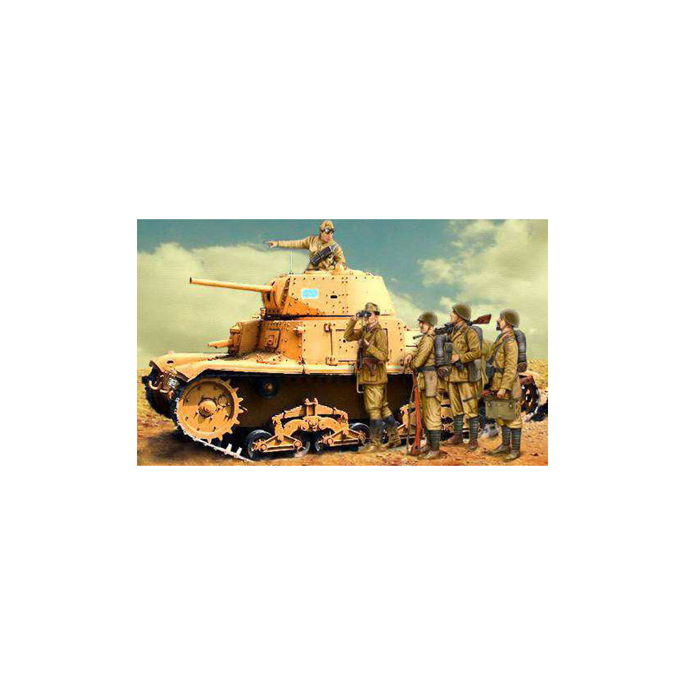 CHAR ITALIEN M14/41L 1/35 ITALERI