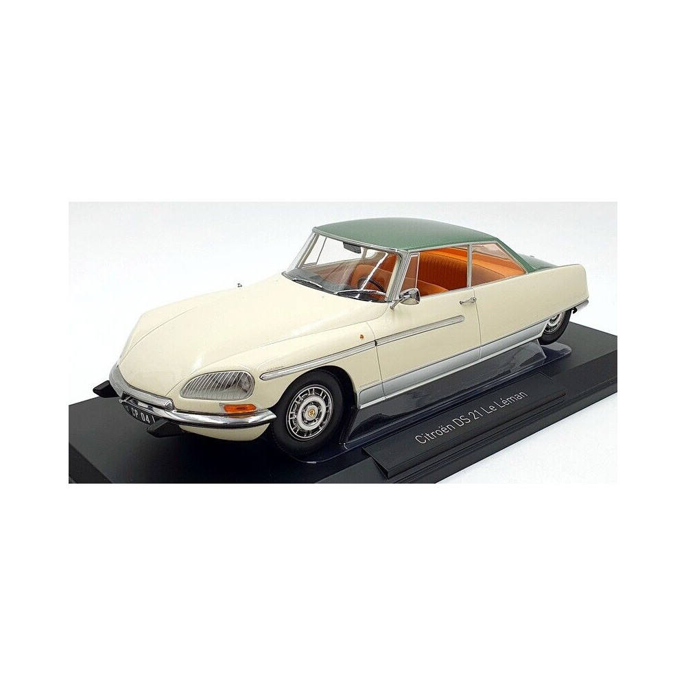 Citroën DS 21 coupé ivoire / vert métal 1/18 NOREV