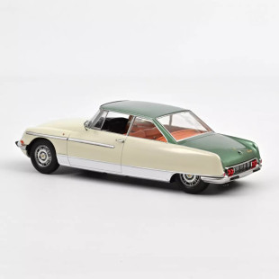 Citroën DS 21 coupé ivoire / vert métal 1/18 NOREV