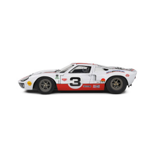FORD GT40 MK 1 E. DEAN DESIGN blanc 1/18 SOLIDO