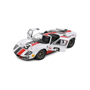FORD GT40 MK 1 E. DEAN DESIGN blanc 1/18 SOLIDO