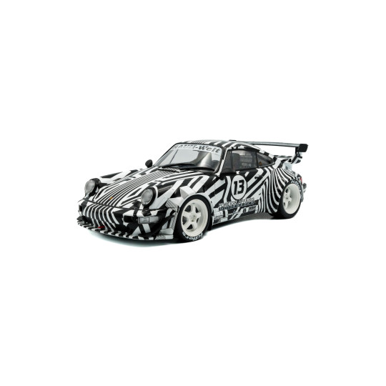 PORSCHE RWB BODYKIT the Zebra camouflage 2022 1/18 SOLIDO