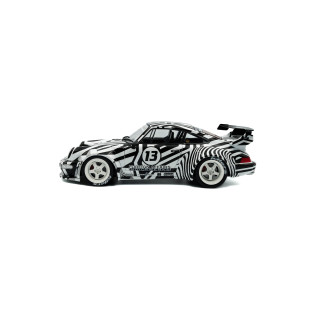 PORSCHE RWB BODYKIT the Zebra camouflage 2022 1/18 SOLIDO