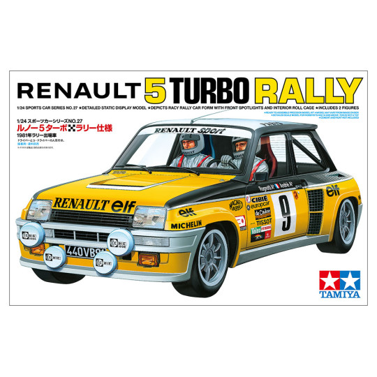 Renault R 5 Turbo Rally maquette 1/24 TAMIYA