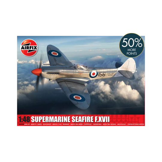 Supermarine SEAFIRE Spitfire Mk F.XVII maquette 1/48 AIRFIX