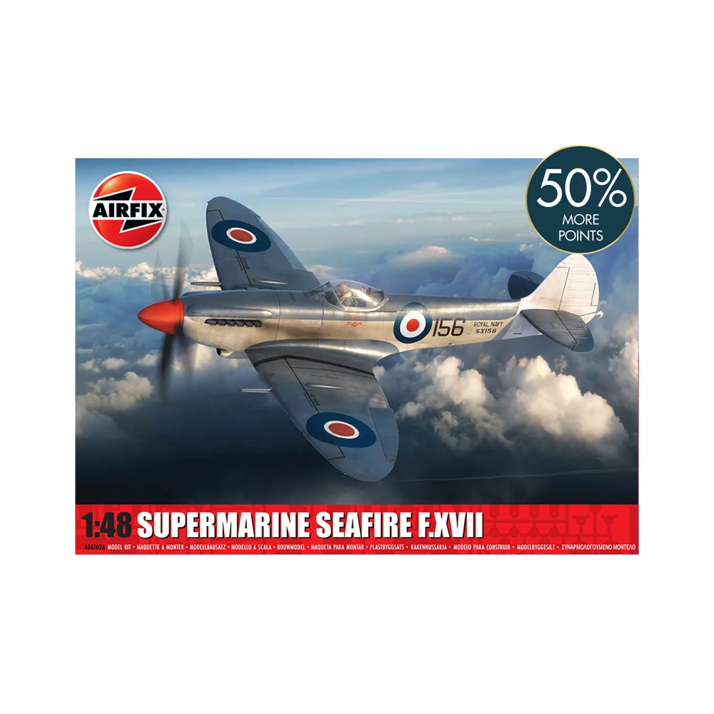 Supermarine SEAFIRE Spitfire Mk F.XVII maquette 1/48 AIRFIX