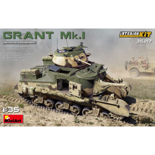 Char tank US UK WW2 Grant Mk.1 maquette 1/35 MINIART