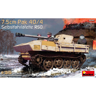 Char léger canon automoteur anti-char WW2 maquette 1/35 MINIART