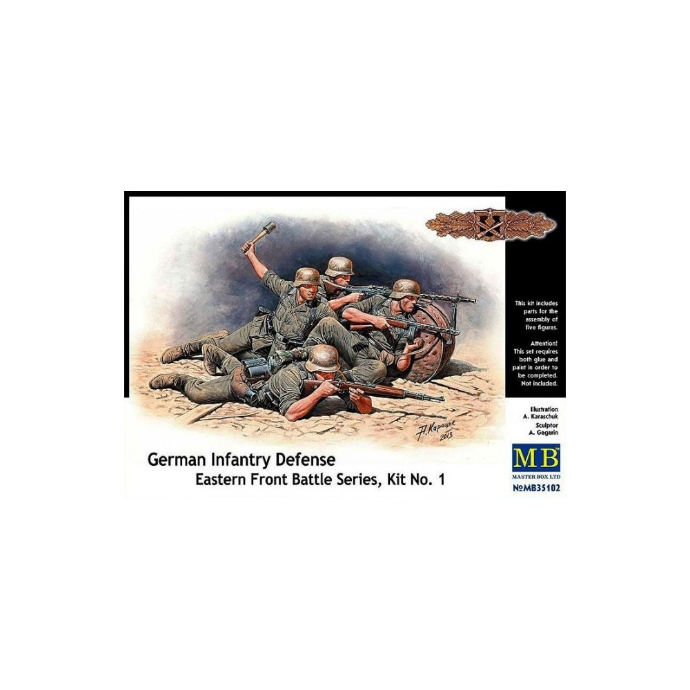 infanterie allemande WW2 maquette 1/35 MasterBox