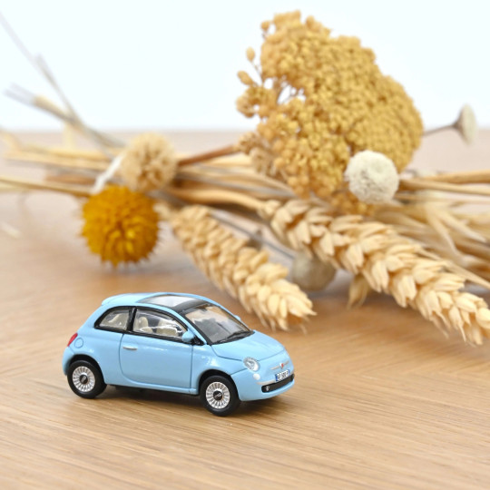 FIAT 500 2008 Blue 1/87 NOREV