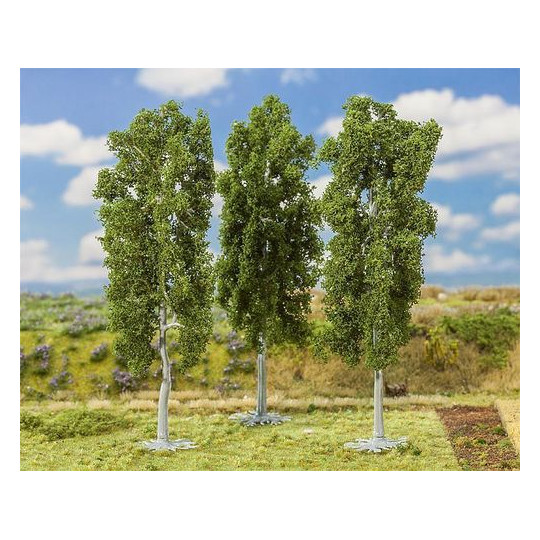 Chênes colonnaires (3 pièces) 1/87 HO FALLER