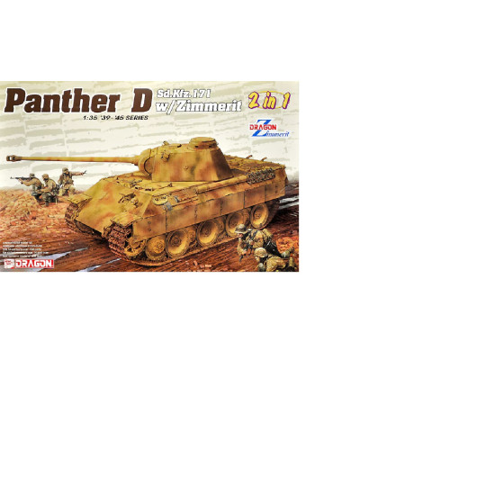 Char WW2 Panther Ausf.D maquette 1/35 DRAGON