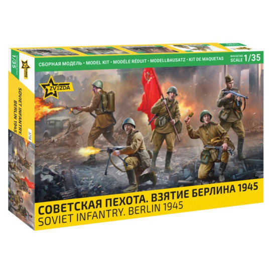 Infanterie soviétique Berlin 1/35 ZVEZDA