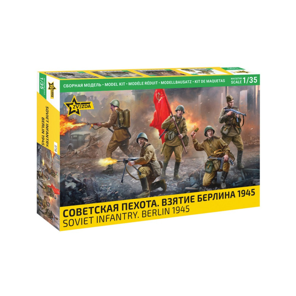 Infanterie soviétique Berlin 1/35 ZVEZDA