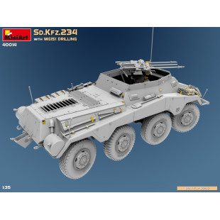 Camion char Sd.Kfz 234/4 8X8 & MG 151 maquette 1/35 MINIART