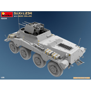 Camion char Sd.Kfz 234/4 8X8 & MG 151 maquette 1/35 MINIART