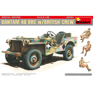 Camion Jeep Bantam 40 BRC + Equipage maquette 1/35 MINIART