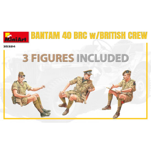Camion Jeep Bantam 40 BRC + Equipage maquette 1/35 MINIART