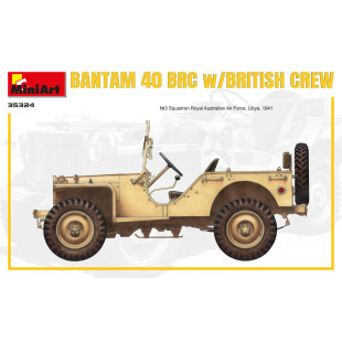 Camion Jeep Bantam 40 BRC + Equipage maquette 1/35 MINIART