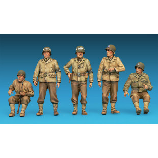 Equipage Jeep & MP US WW2 maquette 1/35 MINIART