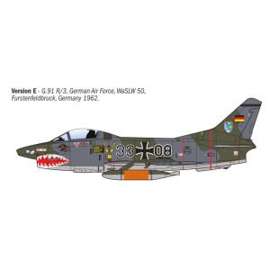 Avion G.91 R1/R3 Gina 1/48 ITALERI