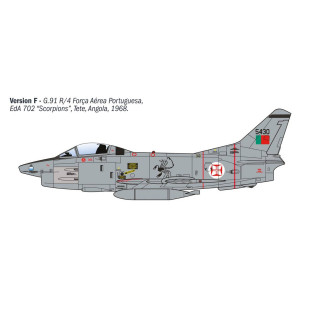 Avion G.91 R1/R3 Gina 1/48 ITALERI