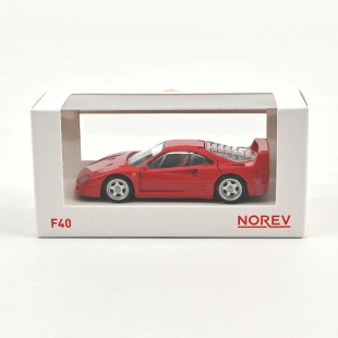 FERRARI F40 rouge 1/43 NOREV jet car