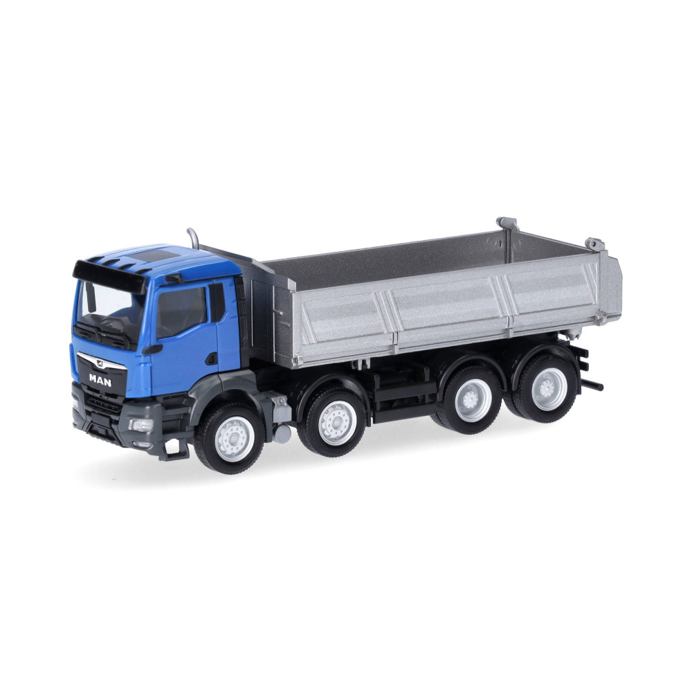 Camion Benne MAN bleu 1/87 HERPA