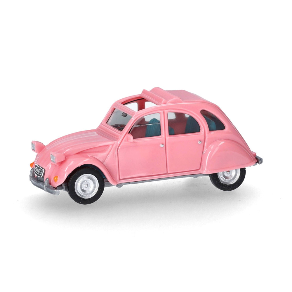 CITROEN 2CV découverte rose 1/87 HERPA