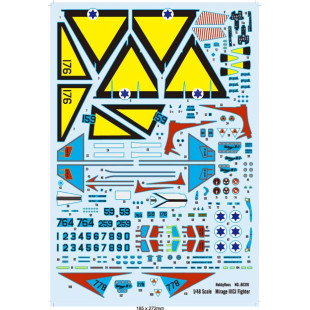 Dassault Mirage III CJ Israel maquette 1/48 HOBBY BOSS