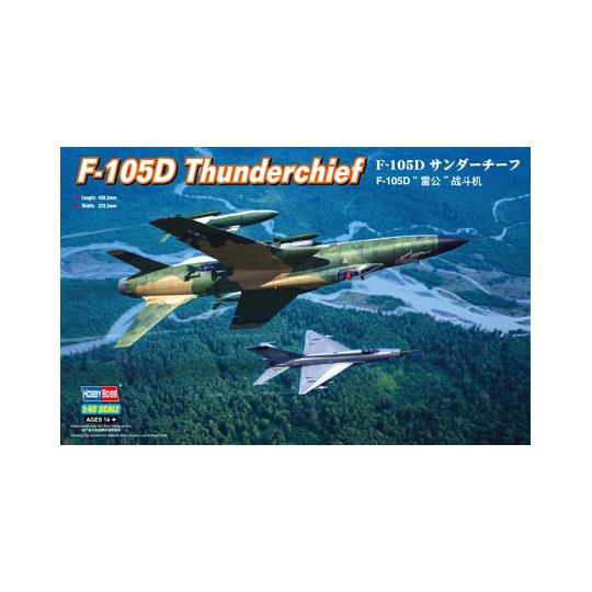 Republic F-105D Thunderchief maquette 1/48 HOBBY BOSS